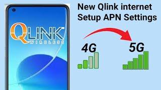 How Set up qlink fast internet Settings manually 4G/5G