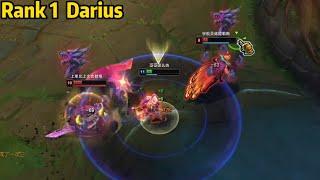 Rank 1 Darius: This 1v2 Double Kill is Absolutely INSANE!