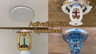 Activating Fire Sprinklers (Concealed Fire Sprinkler) Sprinkler Season 23’