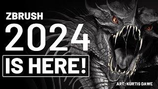 Zbrush 2024 Now Here - All New Features In 2 Mins!
