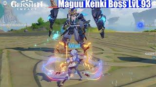 Genshin Impact - Maguu Kenki Boss Fight (Inazuma Samurai LvL 93)