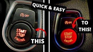 How to replace your START/STOP Button DIY (BMW F30) QUICK & EASY!
