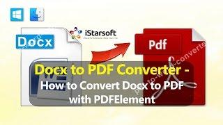 Docx to PDF Converter - How to Convert Docx to PDF with PDFElement