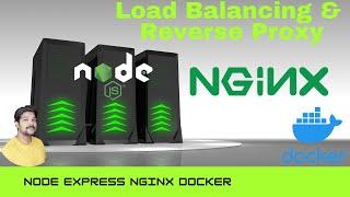 Load Balancing using Nginx | Reverse Proxy using NGINX | Nginx Node | Nginx using Docker |