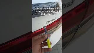 easy way to check car body Honda Civic #mechancial #automobile #car #welding #shorts #viralvideo