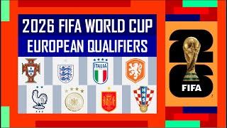 Predicting the 2026 European Qualifiers - FIFA World Cup (UEFA)