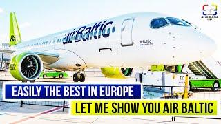 TRIP REPORT | Have You  Ever Seen a Better Economy Class? | AIR BALTIC Airbus A220 | Vienna to Oslo