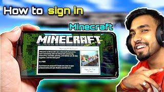 How to sign in minecraft  | Sign In Minecraft 1.19 |  Minecraft sign in 100%  | Hindi | 2022