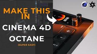 How to make a SUPER SIMPLE product render in Cinema 4D & Octane.