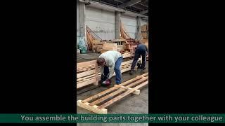 PGS De Backer Pallets - Worker for assembling boxes - English