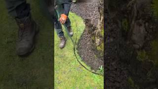 Shaping Lawn By Hand.. Super Satisfying Edging.. #lawn #gardening #lawncare #satisfying #diy #garden