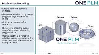 Solid Edge - Sub-Division modeling on-demand webinar