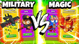 BTD 6 Rogue-Like Mod but its ONLY Military vs Magic Towers!