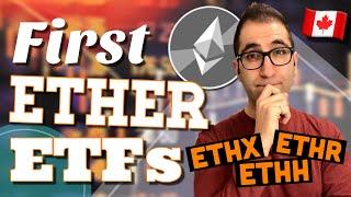 FIRST ETHEREUM ETFs - ETHH etf, ETHX etf and ETHR etf