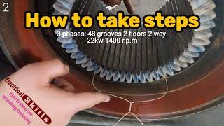 How to step  -   Electromotor winding training