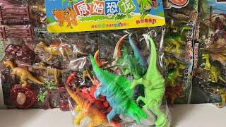 Review of a dinosaur figure set bought on Taobao　Tyrannosaurus, Dilophosaurus, Triceratops