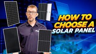 How To Choose A Solar Panel