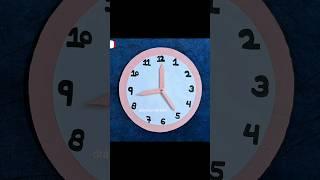 wall clock craft ideas for school project #craft #diy #shorts #youtubeshorts #shortsvideo #short