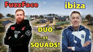 FaZe FuzzFace & Team Liquid ibiza - DUO vs SQUADS! - MK14 + K2 - PUBG