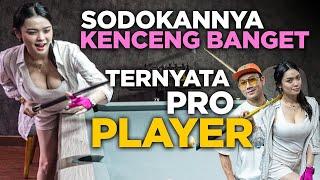 PERDANA LAWAN ATLET NASIONAL BILLIARD ‼ TEMBAKANNYA BIKIN LEMES ‼