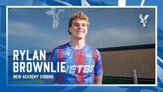 "It's amazing to be here!"  | Rylan Brownlie joins Crystal Palace