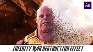 Thanos Destruction Effect | Avengers Infinity War | After Effects | Daneril FX