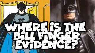 BOB KANE CREATED BATMAN - WHAT DID BILL FINGER DO?