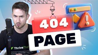 How to Build a Better 404 Page for Your WordPress Site