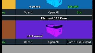 1K Element 115 Cases Unboxing (Zombie Uprising)