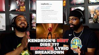 Kendrick's BEST diss ?? Euphoria Lyric Breakdown | DeCypherEd