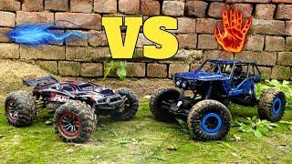 XLF X03 RC CAR vs Bigfoot Rock Crawler | XLF X- 03 A RC CAR | High Speed RC Car