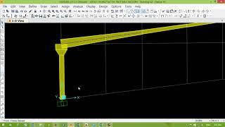 Steel structure Design with Sap2000 in Clear span 60m Use concrete column