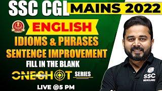 SSC CGL Tier 2 2022 | English | Idioms & Phrases by Sandeep Sir | SSC CGL Complete Crash Course