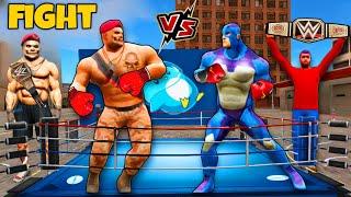 Big Fight Rope Hero Vs Villain in Gta 5 | Rope Hero Vice Town || Junnu Malik Gaming