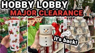 MAJOR CLEARANCE AT HOBBY LOBBY AFTER CHRISTMAS | After Christmas Sales at Hobby Lobby 2024