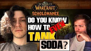 Ahmpy & Zeroji SCHOOLED Sodapoppin on HOW to Tank a Dungeon | Scholomance