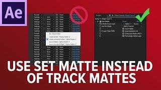 Learn After Effects | Speeding up your workflow with 'Set Matte'