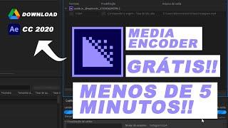 Link Google drive, Como INSTALAR o ADOBE MEDIA ENCODER (After CC2020)