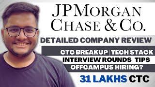 JP Morgan & Chase Company Review | Interview Process | Online test and CTC BreakUp | Off Campus 