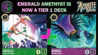 🟢🟣 TIER 1 EMERALD AMETHYST DECK PROFILE - Aggro & Control - Disney Lorcana Azurite Sea Set 6