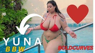 Yuna Bbw  Gorgeous Arabian Plus Size Curvy Model | Brand Ambassador | Biography | age & weight