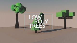 How To Create Low Poly Trees | Cinema 4D