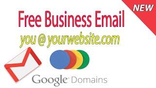 How to Setup Professional Business email address with google domains email forward & use with Gmail