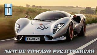 De Tomaso Unveils First Production-Spec Hypercar | 5.0-L V8 | 750 Hp | De Tomaso  P72 Hypercar