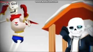 【MMD】Undertale 『MONSTER remix』Sans & Papyrus DL+