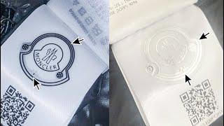 FAKE VS REAL MONCLER HOLOGRAM LABEL!!!  (EVERYTHING YOU NEED TO KNOW & HOW TO CHECK)