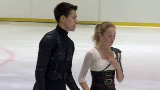 2016 ISU Junior Grand Prix - Tallinn - Pairs Short Program - Alina USTIMKINA / Nikita VOLODIN RUS