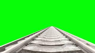 Green Screen Railway Track | Railway Track 1080p.HD VIDEO green screen | iNDIAN MOM HOME AND CARE ||