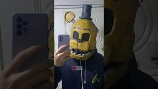 GOLDEN FREDDY MASK tutorial Five Nights at Freddy's #fnaf #mask #fivenightsatfreddys