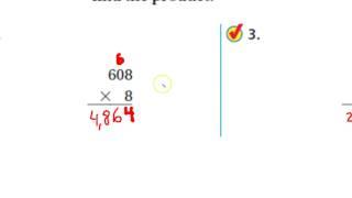 2.1: Multiplying by a 1-digit number